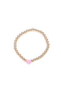 Alexa Leigh 5mm Flower Bracelet - PINK