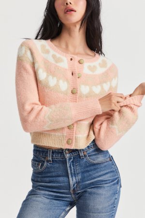 Dimples Crop Cardigan