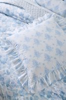 Ruffle Throw Pillow - ICY WATERS