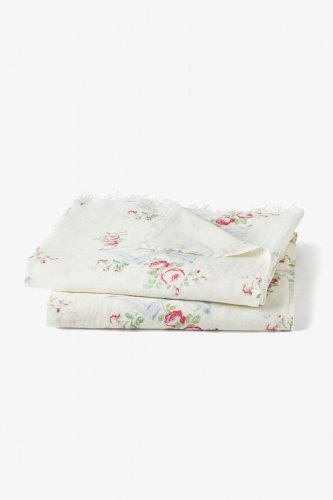 Rosa Beaux Linen Throw