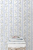 Blooming Heirloom Wallpaper - BLUE ROMANCE