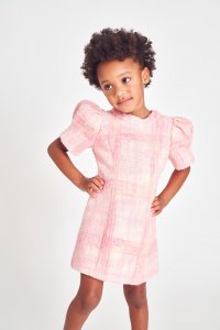 Girls Tweed Lalan Dress