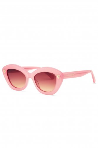 Hessel Cat Eye Sunglasses - PEONY PINK