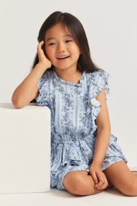 Girls Decker Dress - CERULEAN BLUE