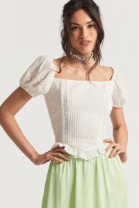 Breonna Top - TRUE WHITE