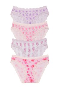 Dusty Rose 4 Pack Knicker Box