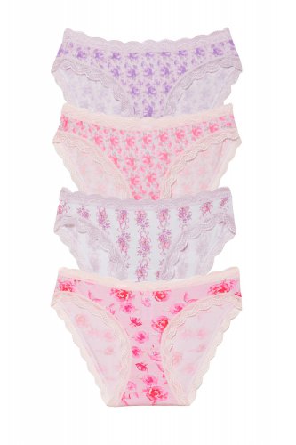 Dusty Rose 4 Pack Knicker Box