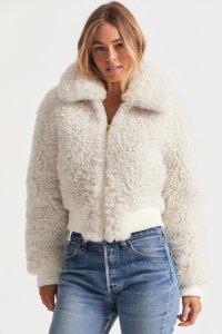 Morea Shearling Bomber