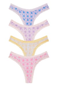 Sparkling Sun 4 Pack Thong Box