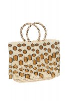 Leopard Beaded Handbag