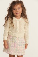 Girls Mini Janie Cardigan - CREAM