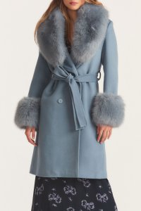 Havilina Wool Coat - BLUE