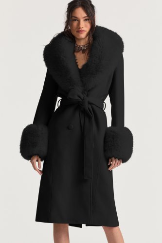 Havilina Wool Coat - BLACK