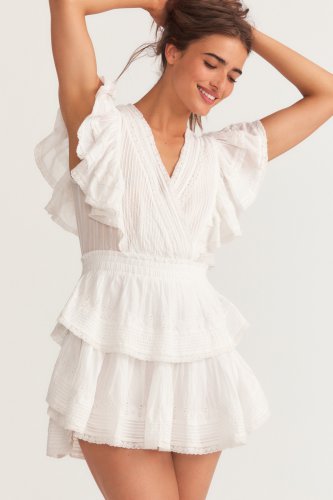 Gwen Mini Dress - WHITE