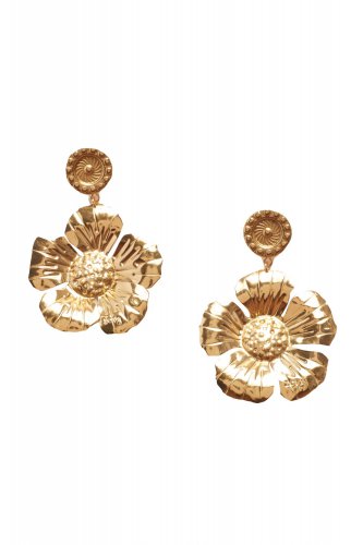 LoveShackFancy x Lova The Flower Gold Earrings