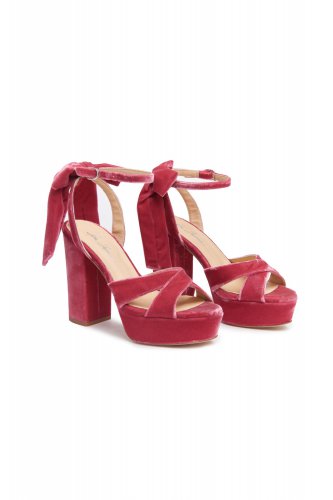 Isa Tapia Bow Platform Sandal