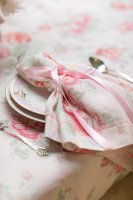 Linen Napkin Set - PEACHY PURPLE