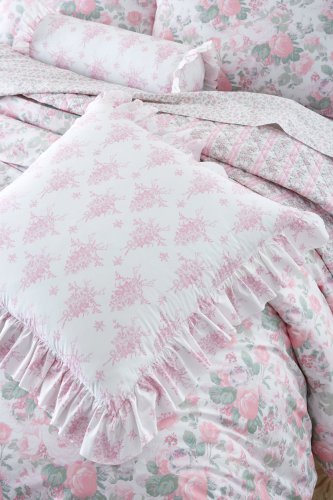 Ruffle Throw Pillow - SUNRISE KISS PINK